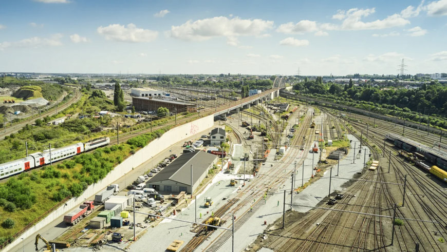 PLUS GRANDE OPÉRATION RÉCENTE DE RENOUVELLEMENT D'AIGUILLAGES EN RÉGION BRUXELLES-CAPITALE